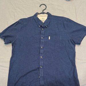 Ben Sherman Dark Blue Casual Button Down Shirt